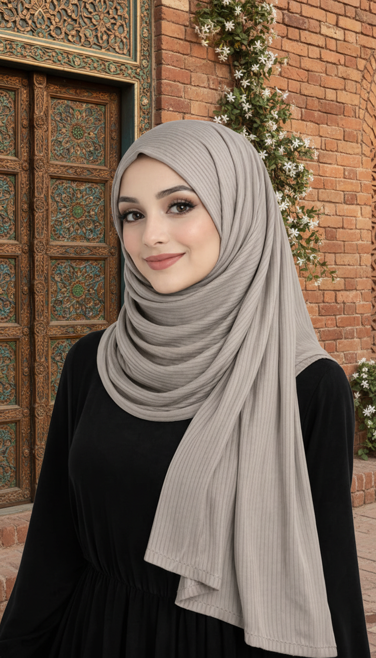 Clocque Striped Jersey Hijab