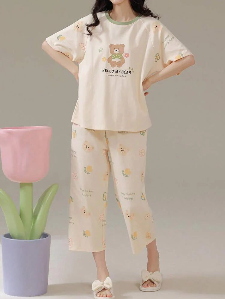 Hello My Bear PJs Set
