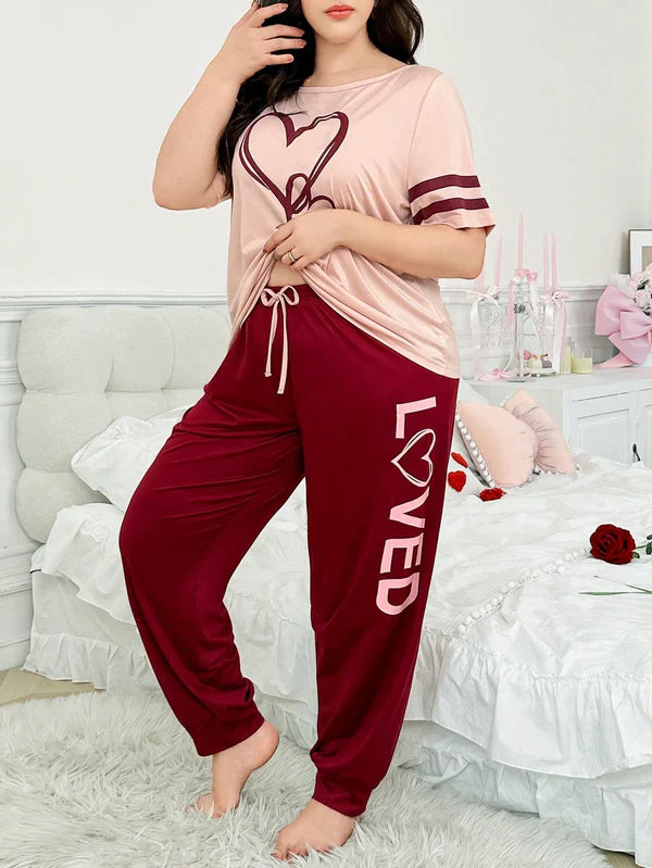 Two Heart PJs Set