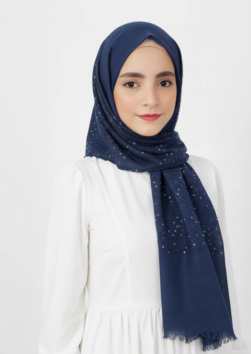 Sequins Lawn Hijab