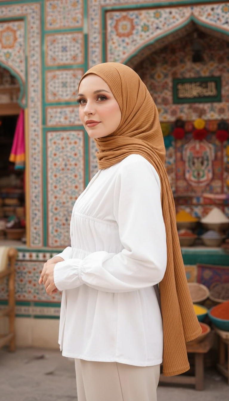 Ribbed Jersey Hijab