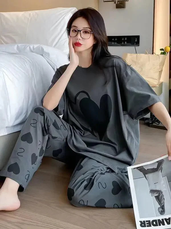 Grey Double Heart
