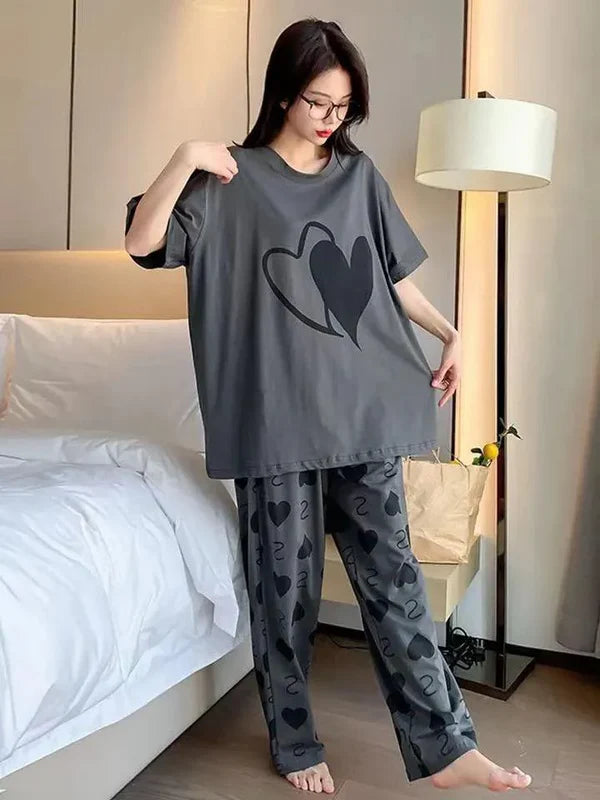 Grey Double Heart