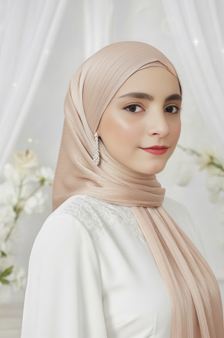 Organza Shimmer Hijab