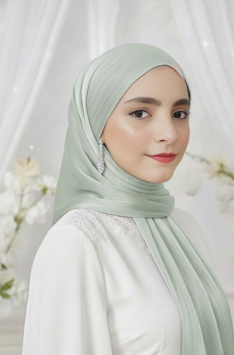 Organza Shimmer Hijab