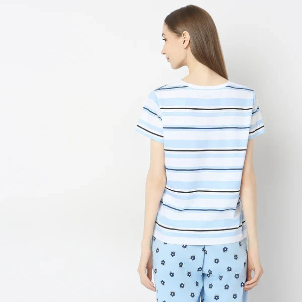Sky Blue Lilly PJs Set