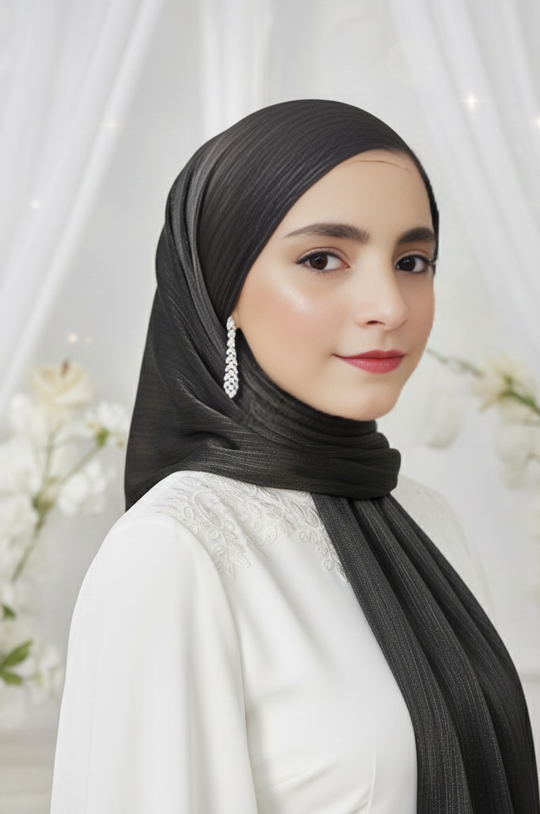 Organza Shimmer Hijab